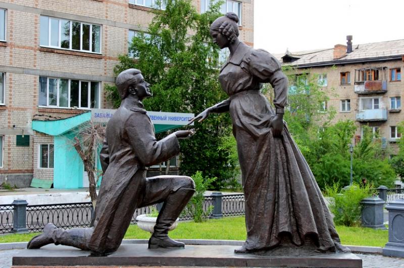 Памятник «Любви и верности» в Чите. Фото с сайта «Природа Байкала»